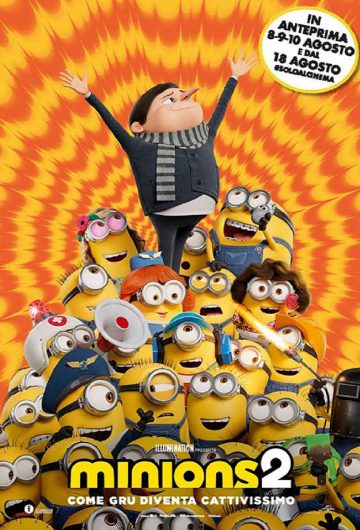 MINIONS 2 – COME GRU DIVENTA CATTIVISSIMO locandina